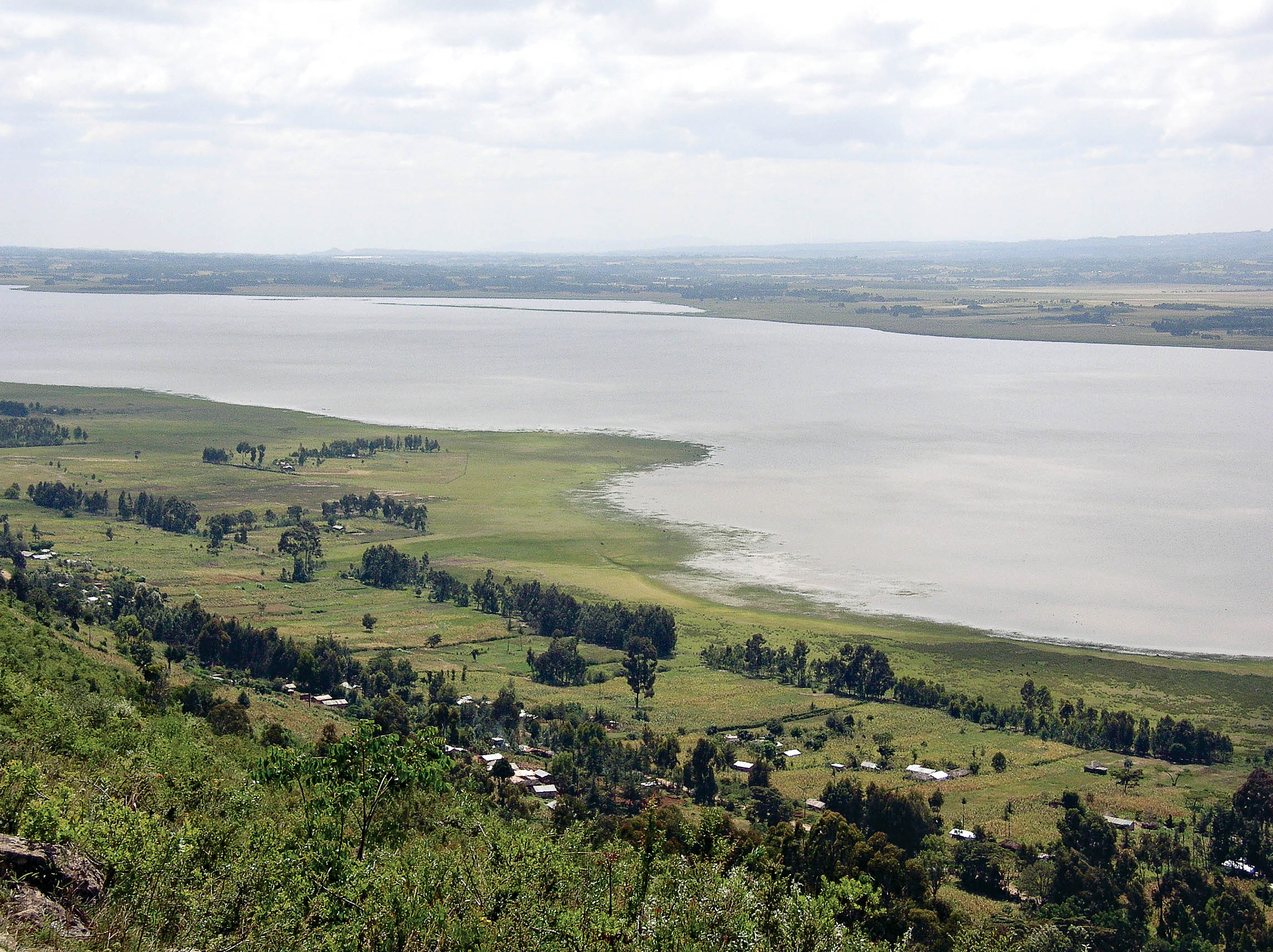 An aerial view of Lake Ol Bolossat. PHOTO: A. WAMITI