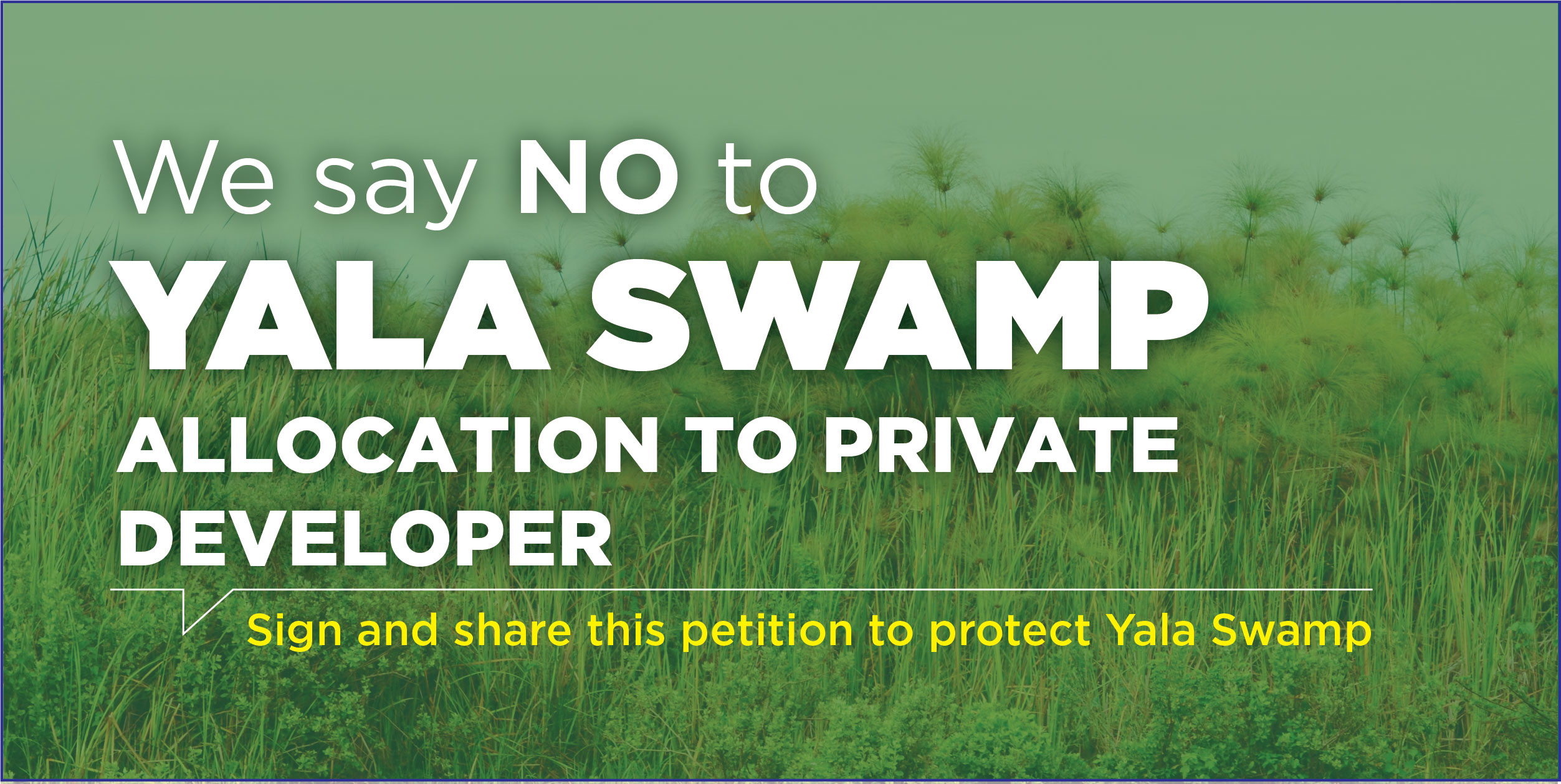 #ProtectYalaSwamp #ProtectYalaSwamp